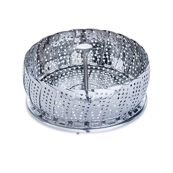 Panier vapeur inox marguerite pliable 28 cm Mathon