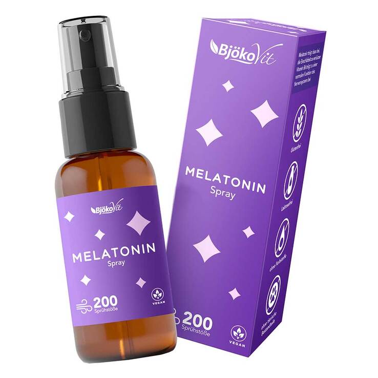 Melatonin Einschlaf Spray ohne Alkohol, 30 ml