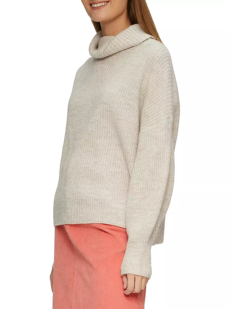 S.OLIVER Rollkragenpullover beige