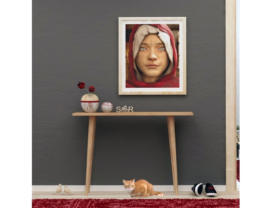 CONCEPT1 - Console Desidero en chêne 100 x 30 x h74cm