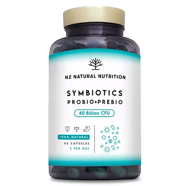 N2 Natural Nutrition Probiotiques & Prébiotiques 45 capsules