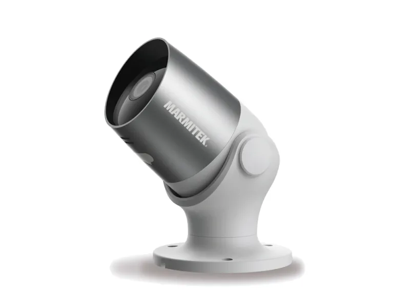 Marmitek Smart Me View MO - Netværksovervågningskamera - udendørs - modstandsdygtig over for vandsprøjt og byger - farve (Dag/nat) - 1920 x 1080 - 1080p - audio - trådløs - WiFi - H.264 - DC 12 V