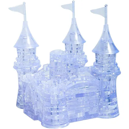HCM Kinzel Crystal Puzzle - Schloss Transparent, 105 Teile