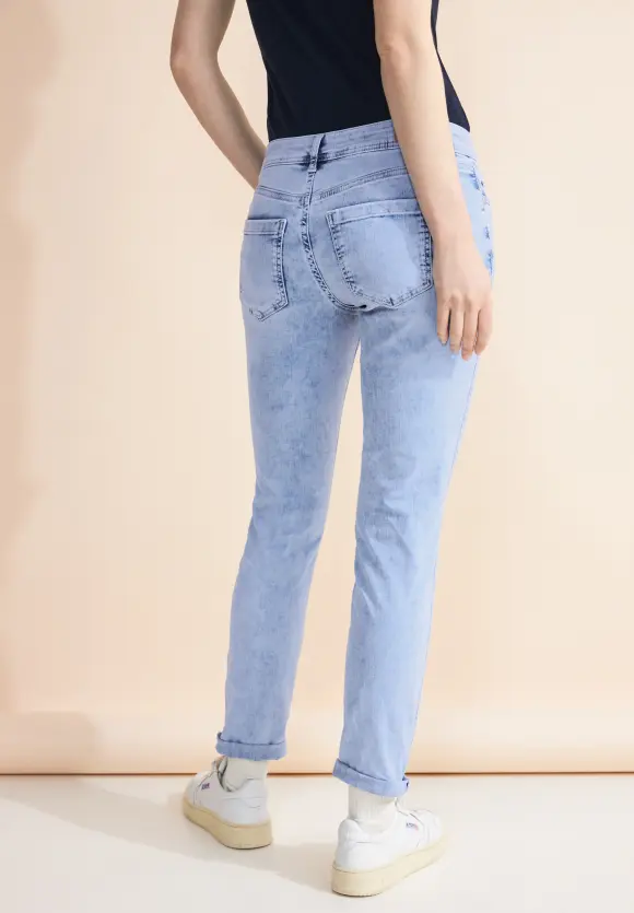 Casual Fit Jeans - heavy indigo bleach