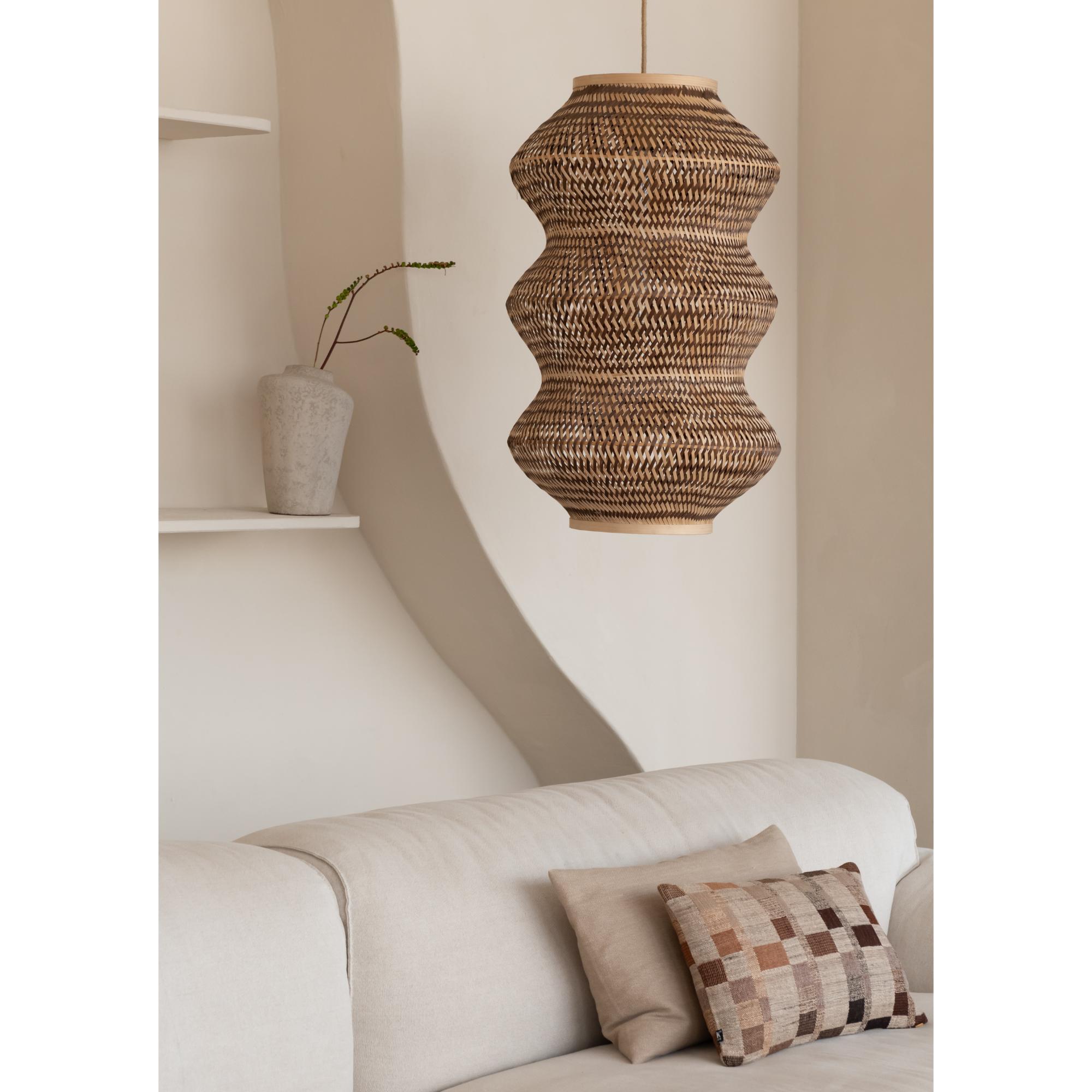 GOOD&MOJO Hanglamp Barbados - Naturel - Ã40cm