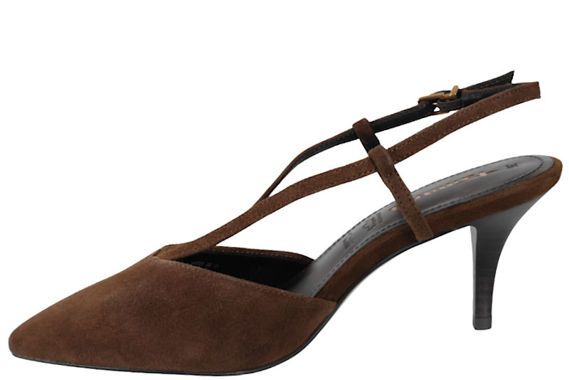 TAMARIS SLINGBACK STILET I BRUNT RUSKIND
