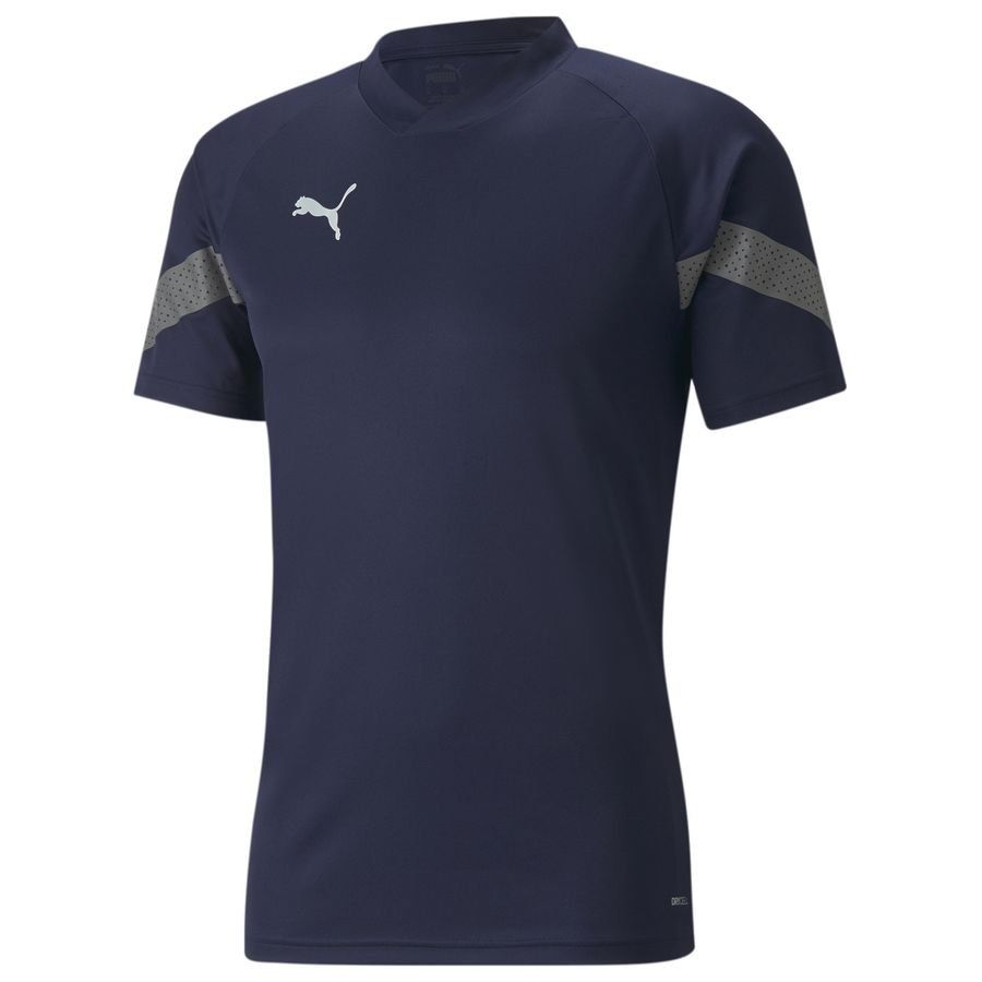 PUMA T-shirt d'Entraînement teamFINAL - Bleu Marine/Gris/Argenté
