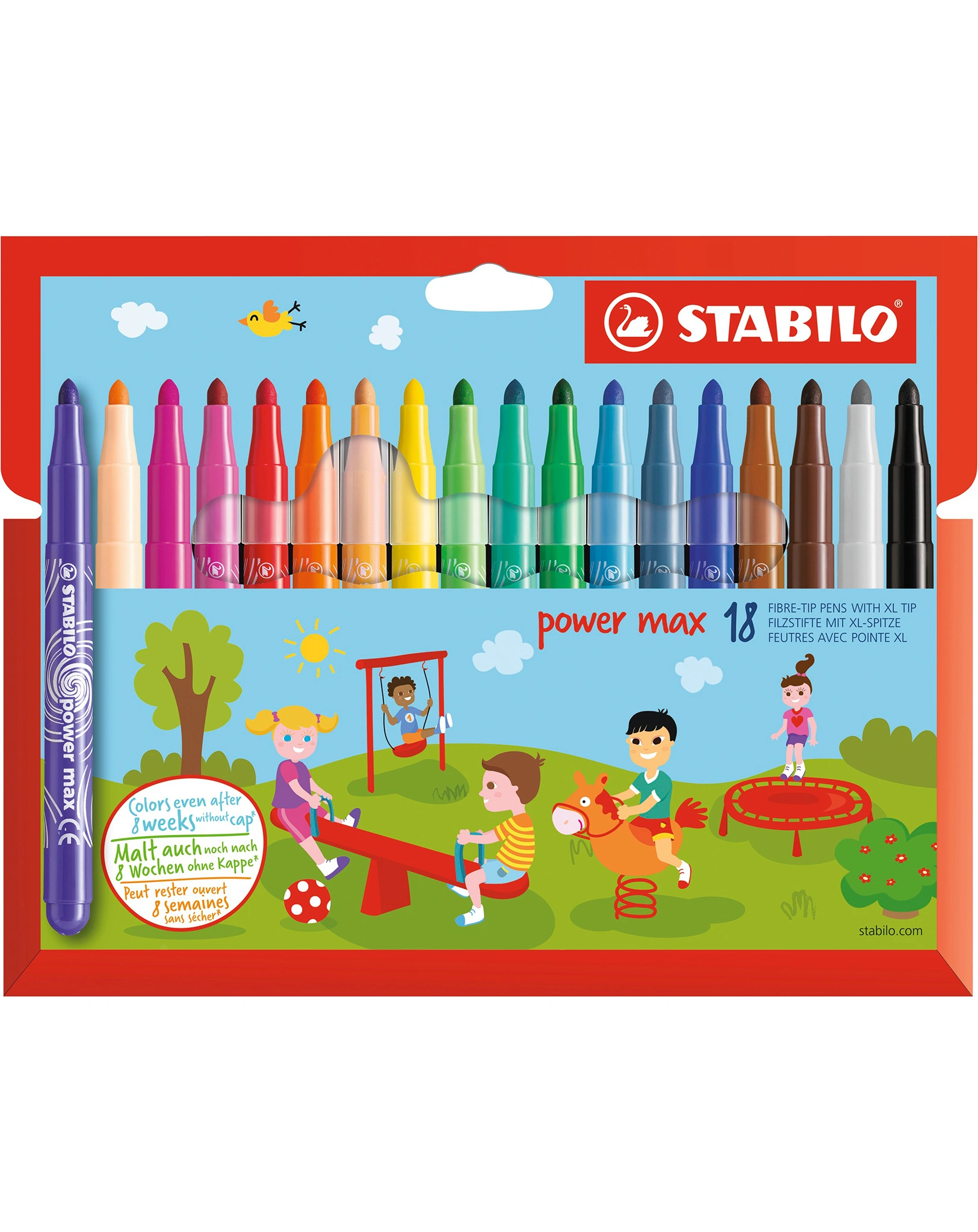 Filzstift STABILO® power max 18er-Pack
