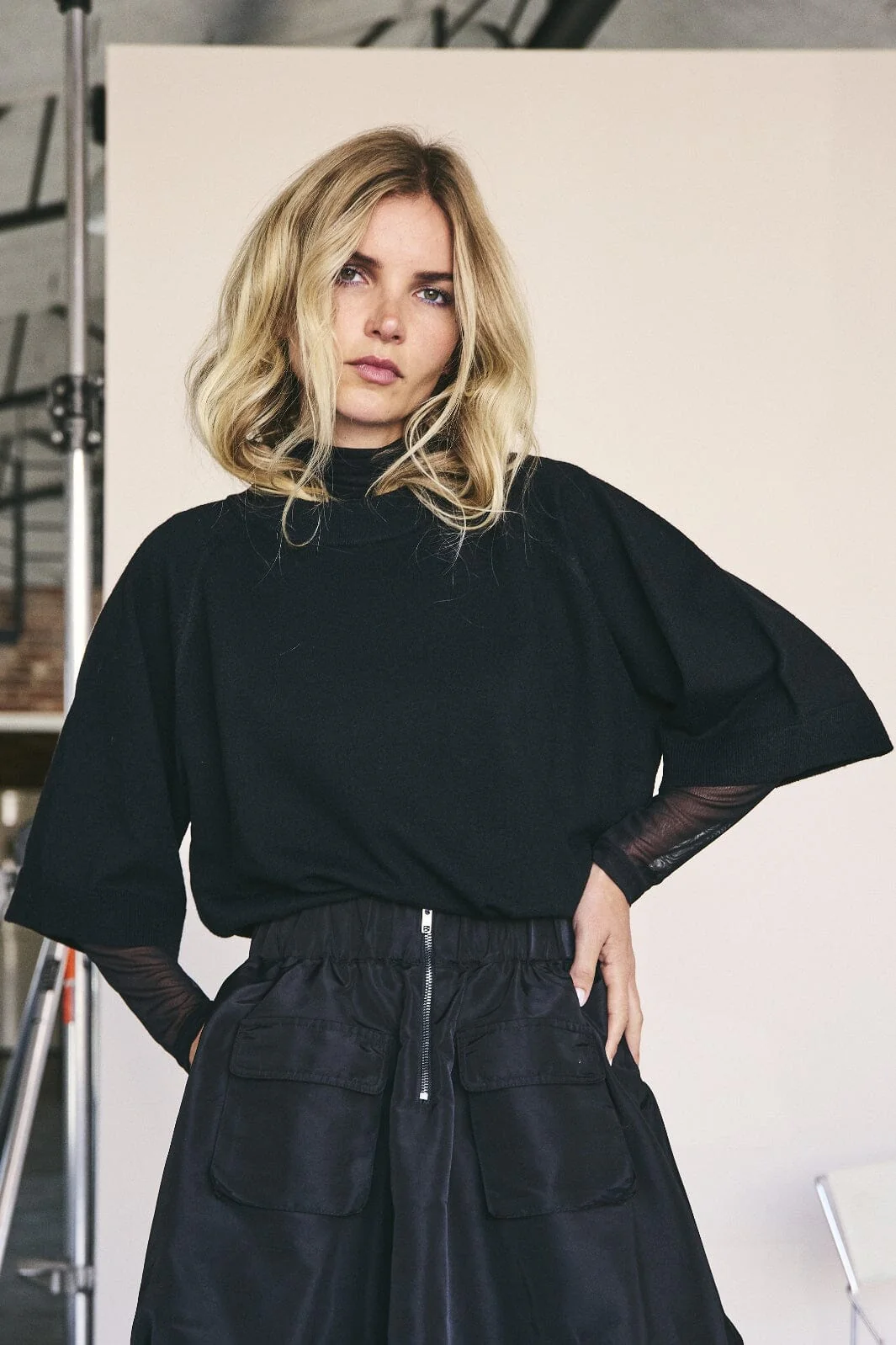 Co´Couture Mycc Shortie Knit 32176 96 black