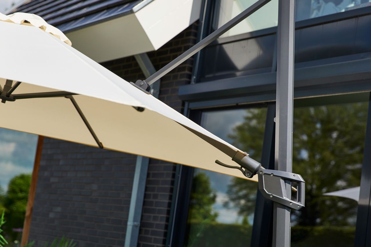 Zweefparasol 300x300cm Beige 14.122.034 Shadowflex B300 x D300 x H267 cm