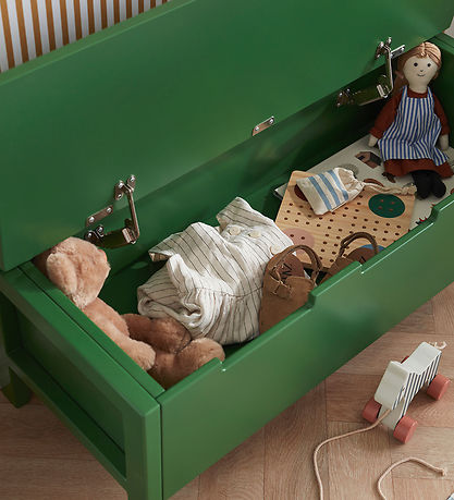 Kids Concept Sofa m. Opbevaring - Carl Larsson - Mørke Grøn