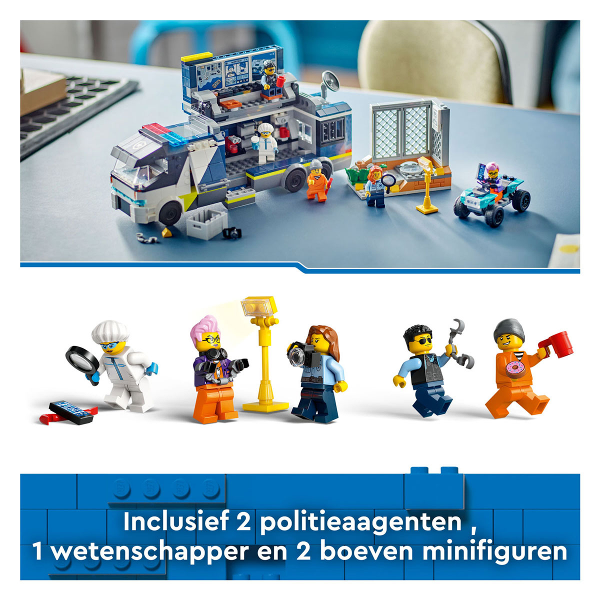 LEGO City 60418 Politielaboratorium In Truck