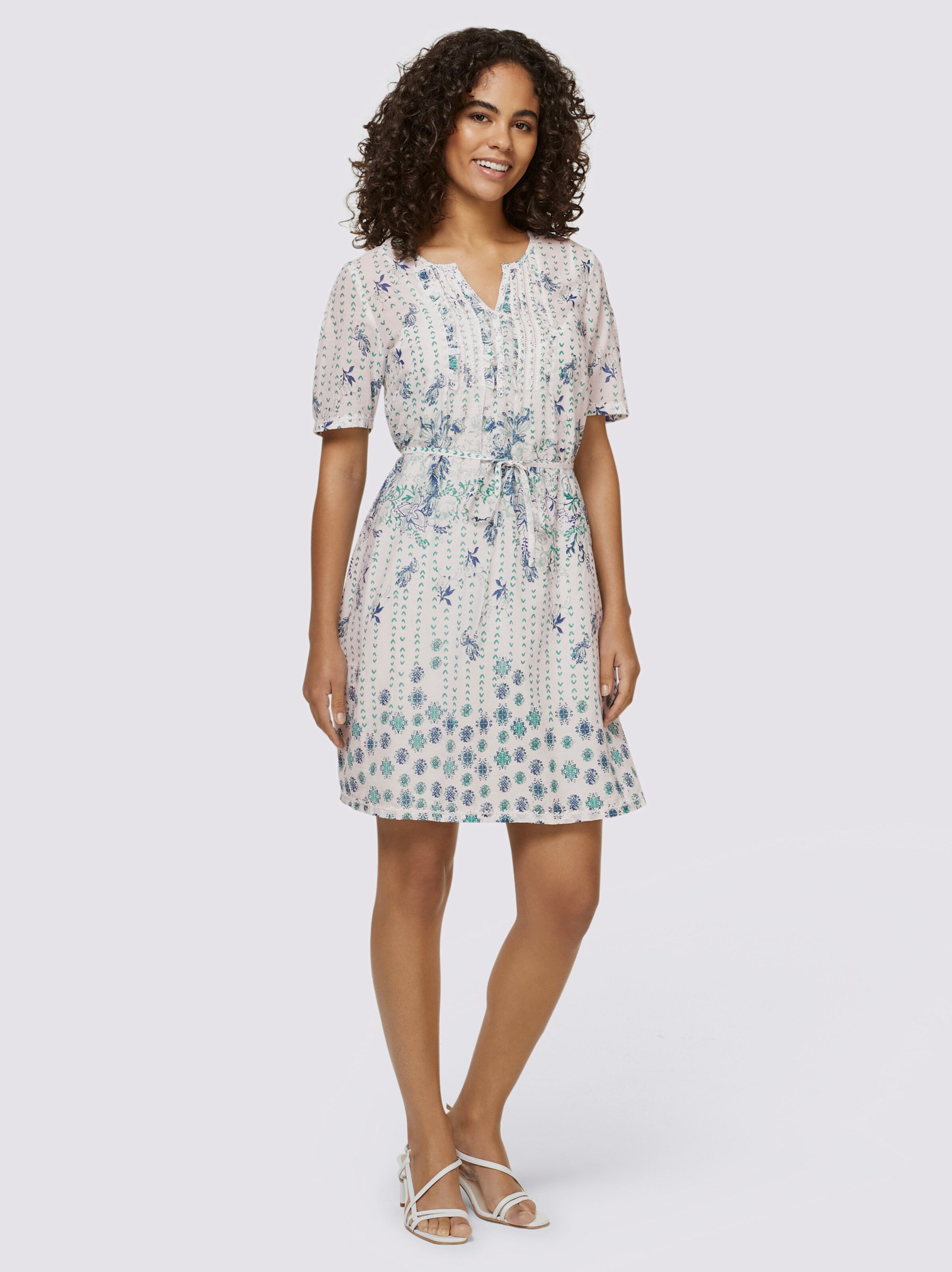 Druck-Kleid