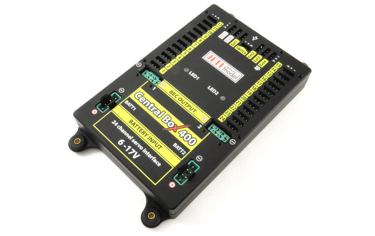 Akkuweiche Central Box 400 + Magnetic Switch<br>Für grosse Modelle