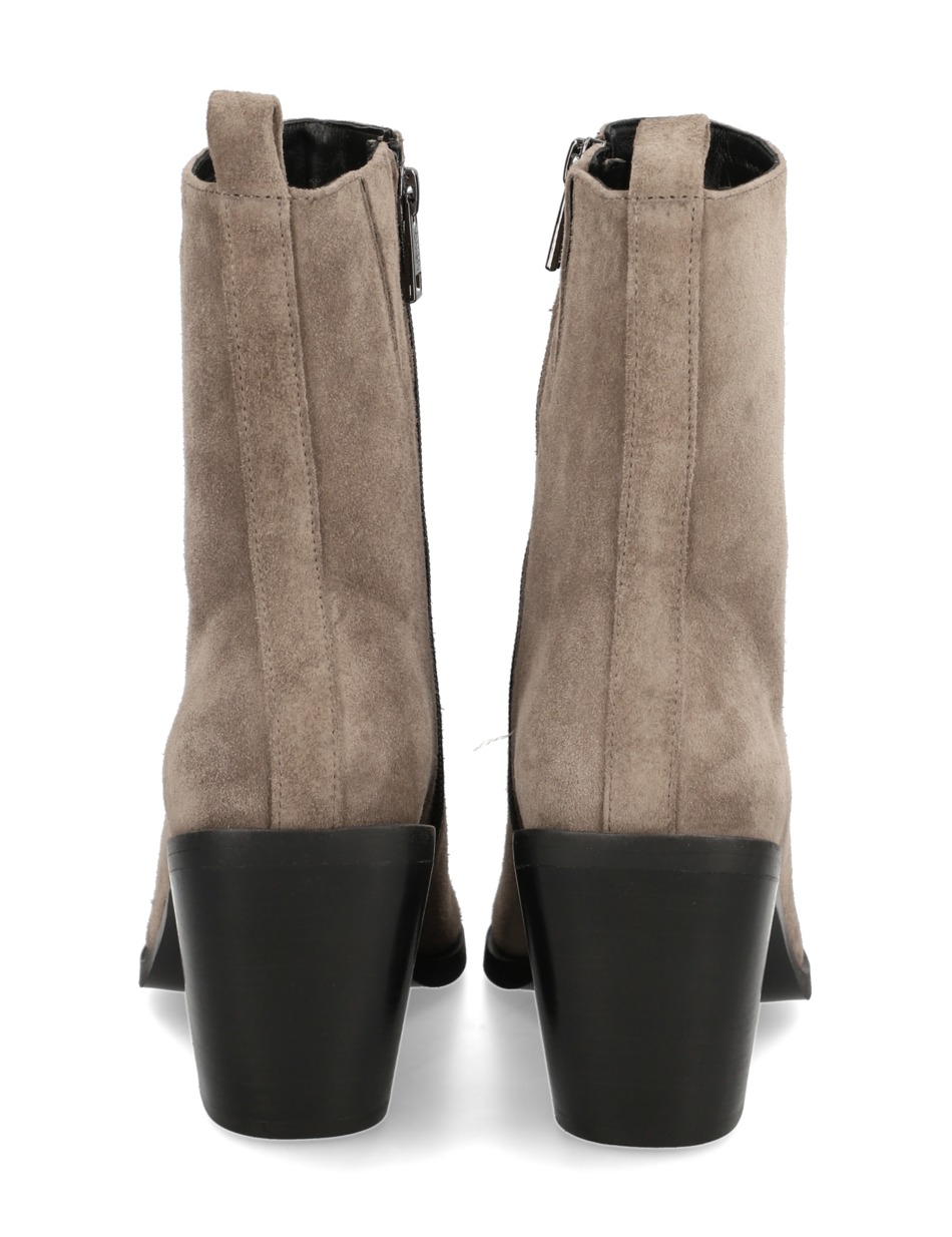 Veloursleder Stiefelette