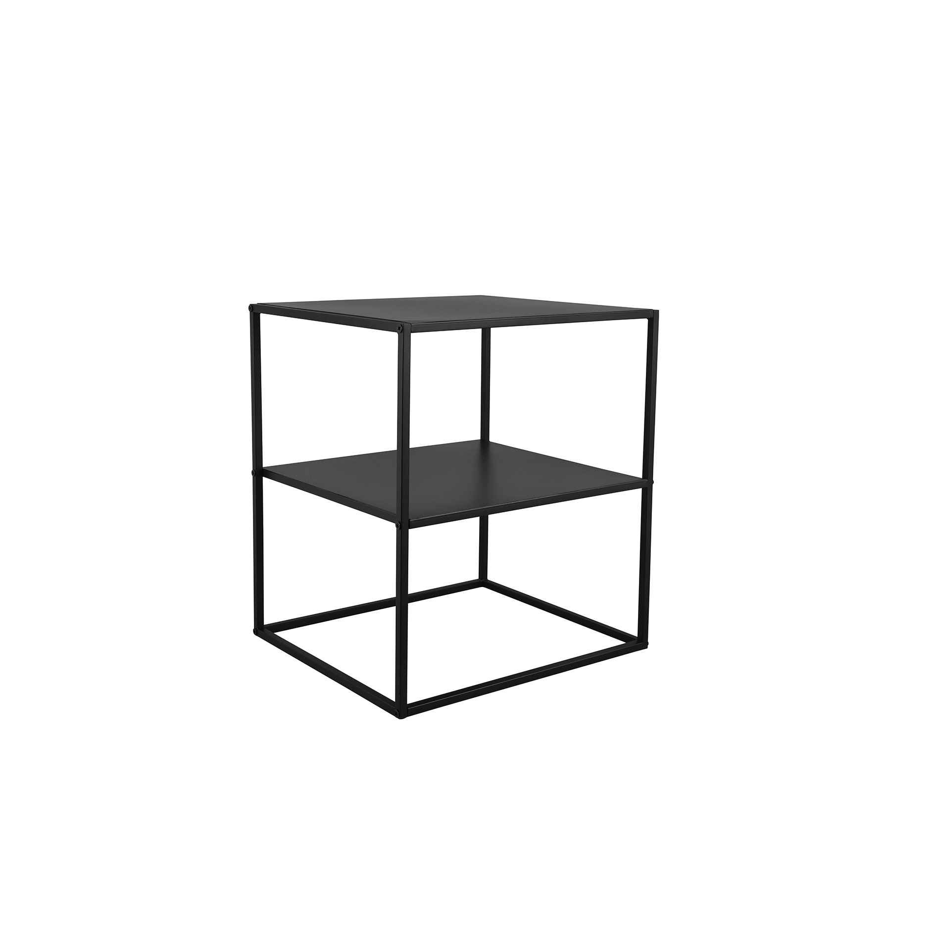 Beistelltisch - schwarz - Metall - 40 cm