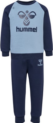 Hummel Humming Tracksuit, Black Iris/Faded Denim