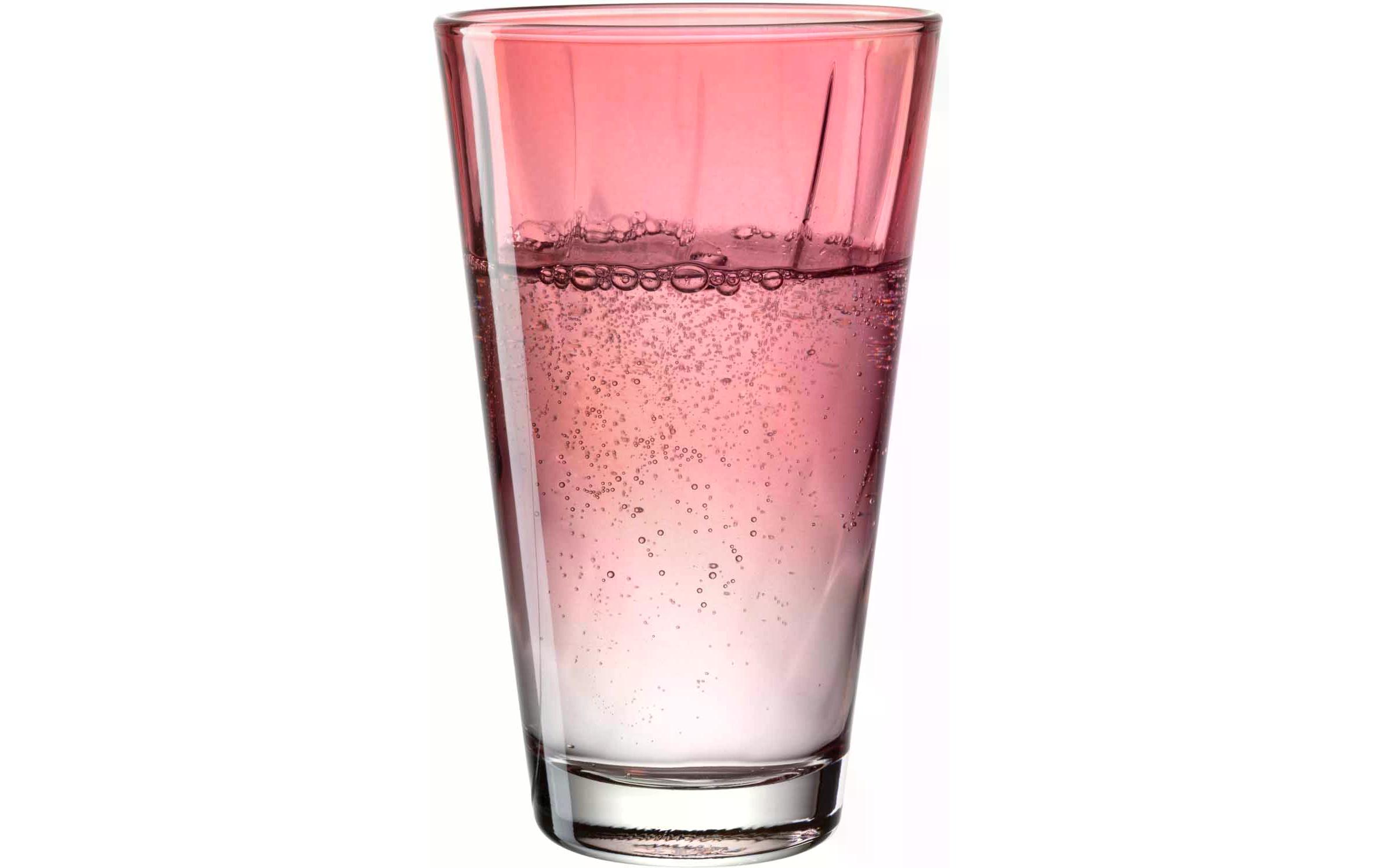 Trinkglas Twist 300 ml, 4 Stück, RotGetränkegläser-Set