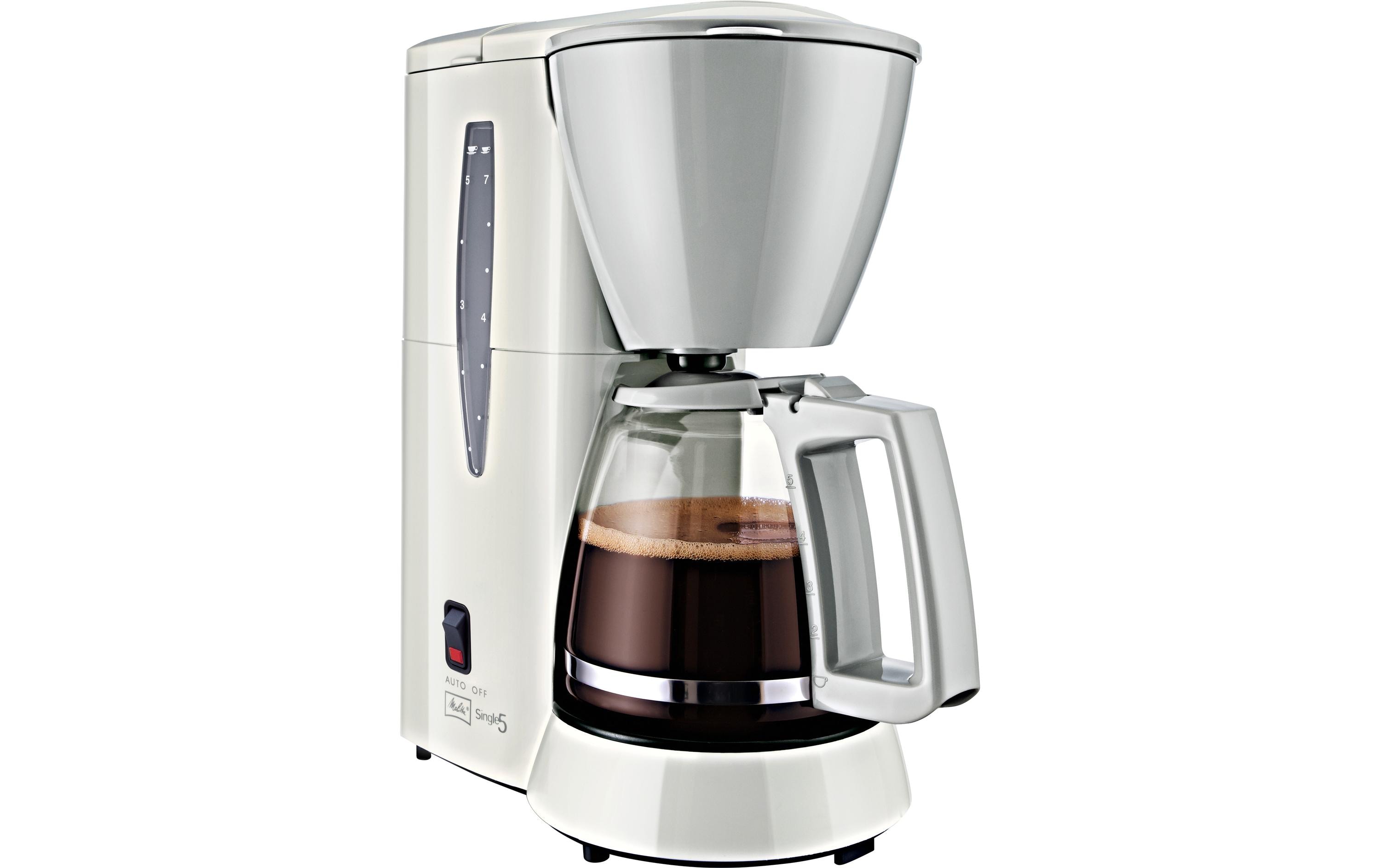 Filterkaffeemaschine Single5 WeissFilterkaffeemaschine, Edelstahl/Schwarz