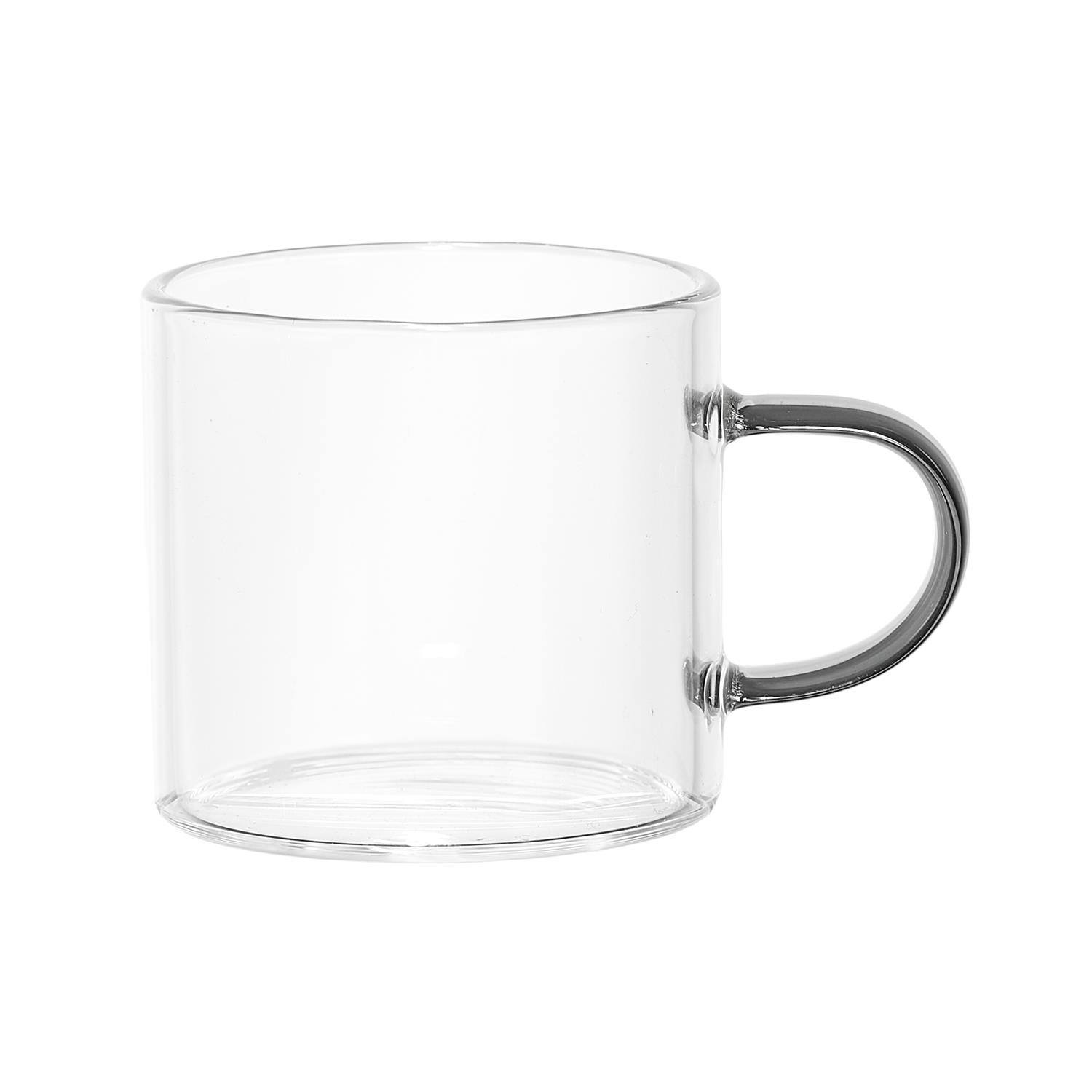 TASSE EXPRESSO VERRE ANSE COLOREE 10CL