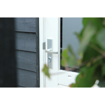 AXA veiligheidsbeslag Edge achterdeur aluminium langschild met SKG 3-sterren 55 mm