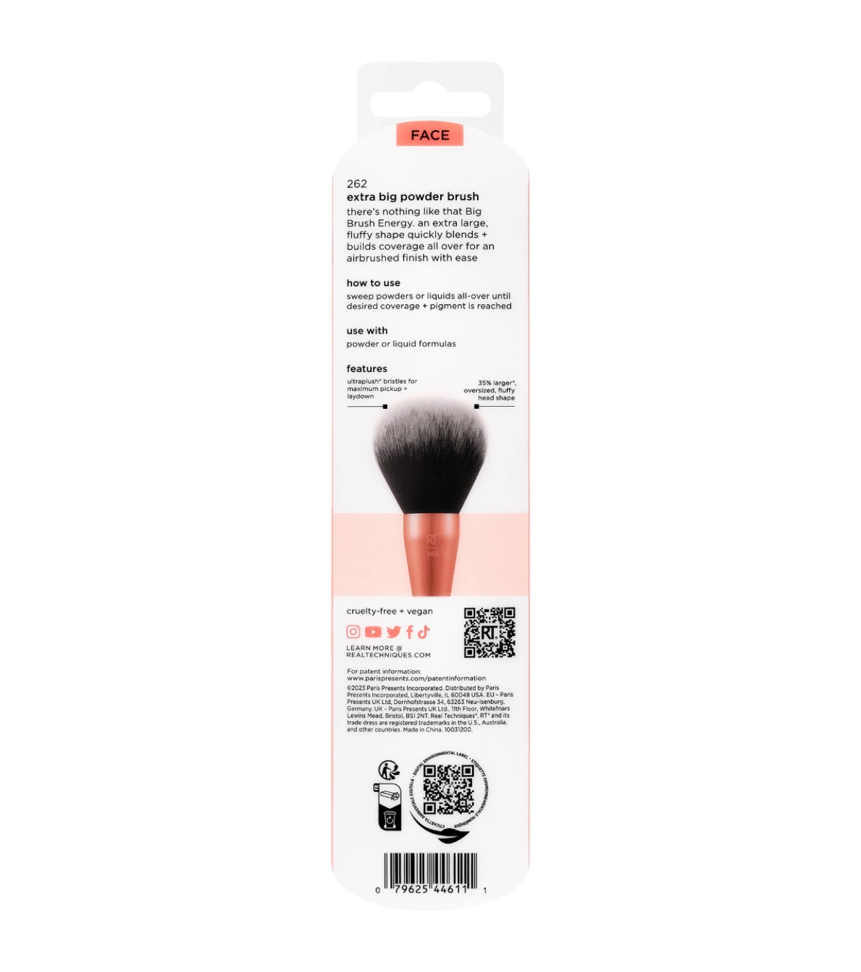 Real Techniques - Pincel para Pó Extra Big Powder Brush - 262