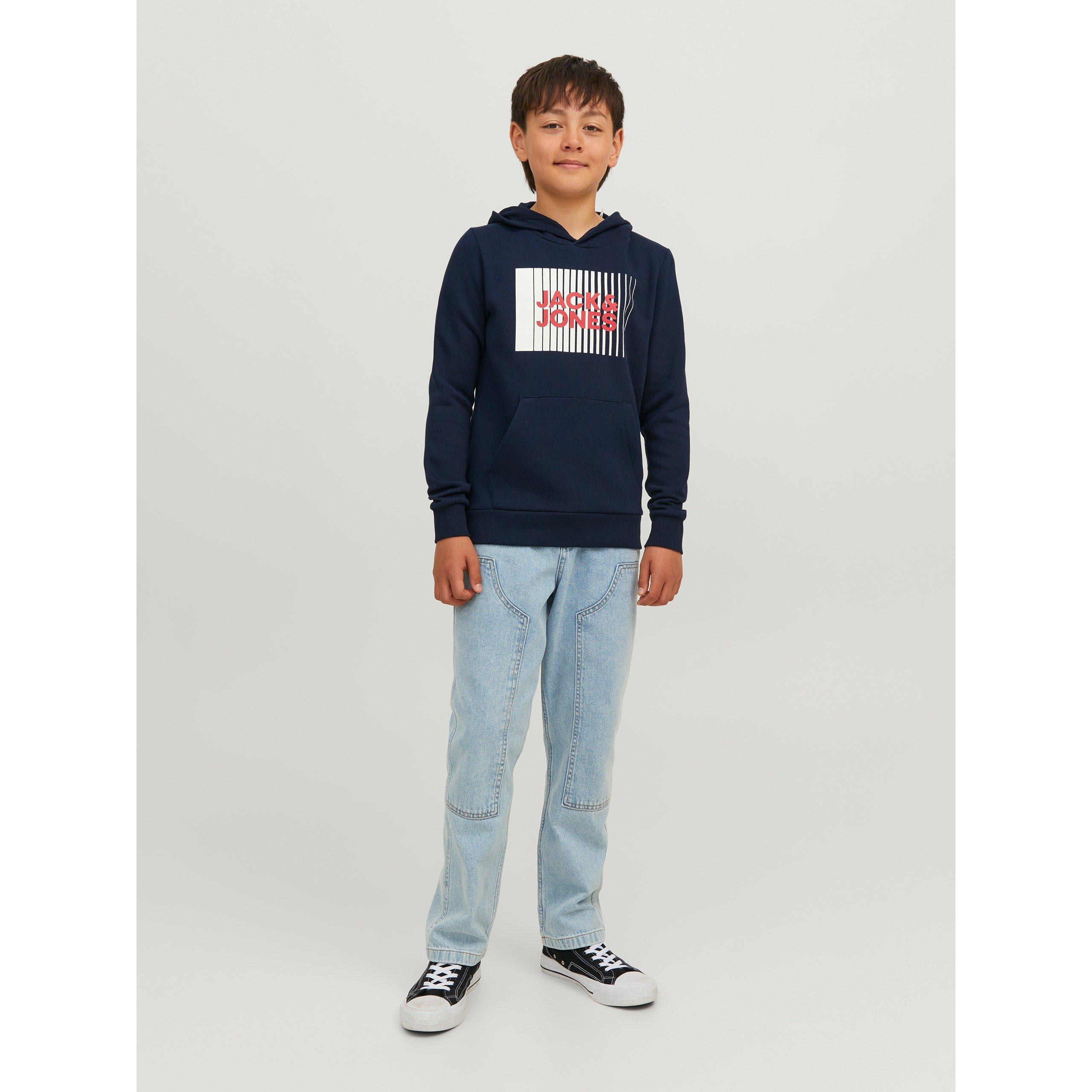 Jack and Jones J And J Play Logo Hoodie Juniors