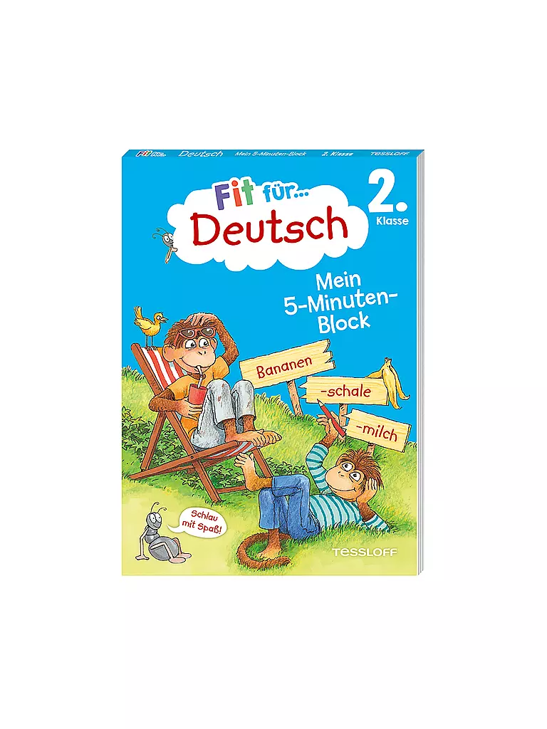 TESSLOFF VERLAG Fit für Deutsch 2. Klasse - Mein 5-Minuten Block keine Farbe
