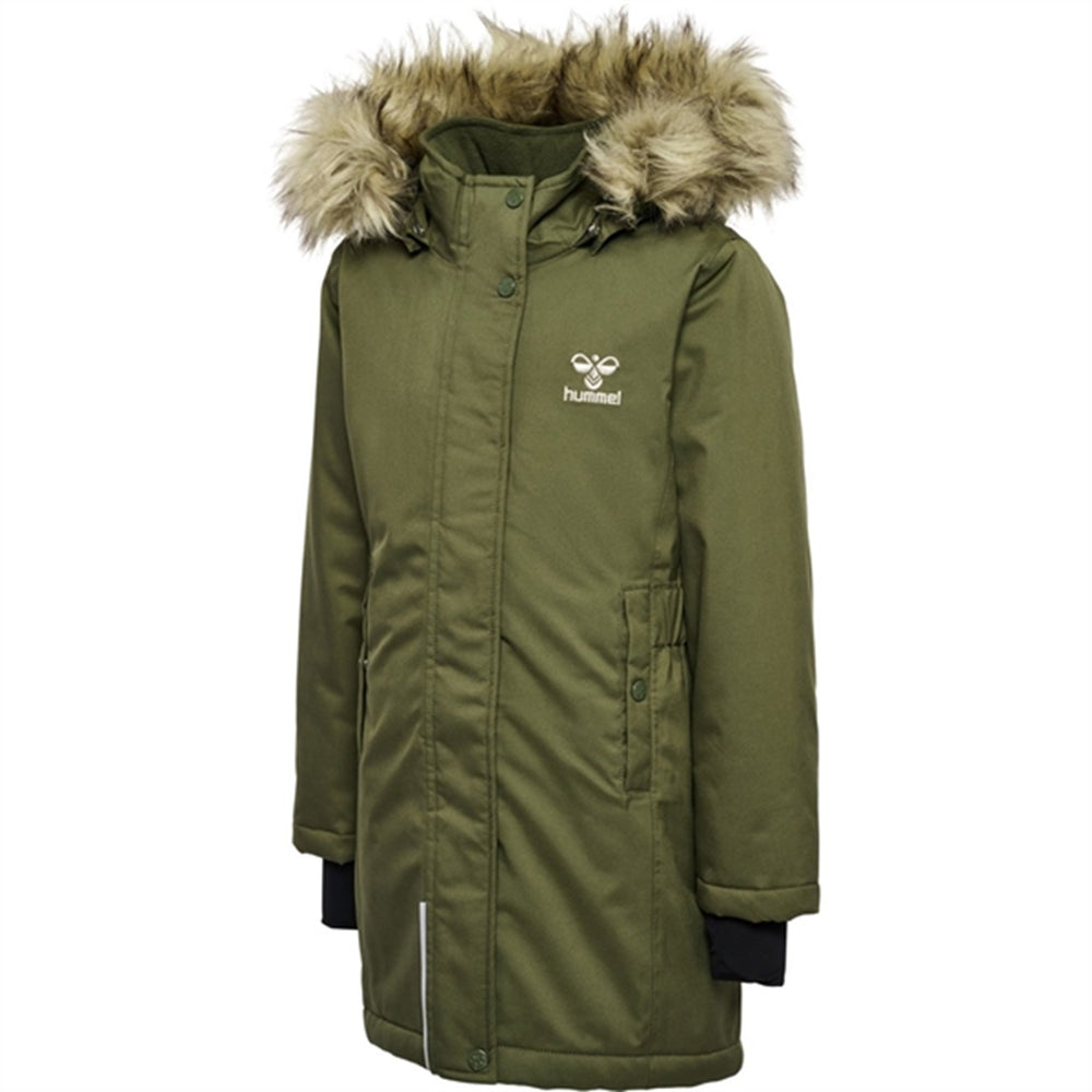 Frakke Alma Tex Olive Night - Hummel → Luksusbaby.dk