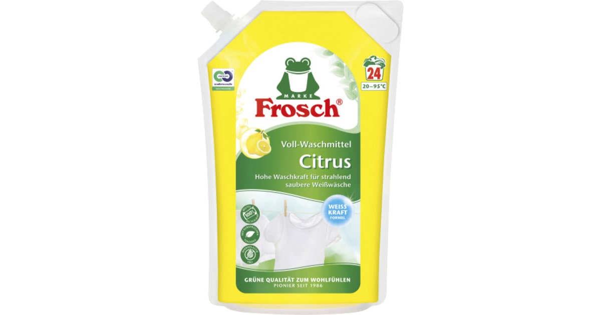 Frosch Waschmittel flüssig Citrus 24WG