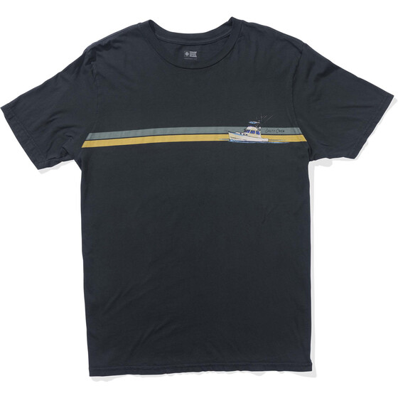 Salty Crew Water Line Vintage Ss Tee Black Herren SU25