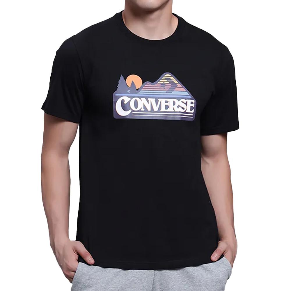 Converse T-shirt Noir Homme Converse Elevated Graphic