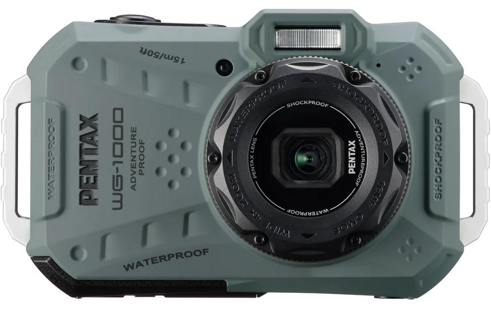 Unterwasserkamera WG-1000 - Olive<br>Wasserdichte digitale Kompaktkamera der Einstiegsklasse