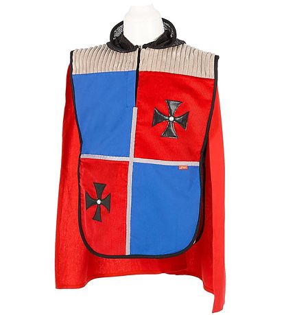 Souza Udklædning - Ridder - Ivain Knight - R?d/Bl?