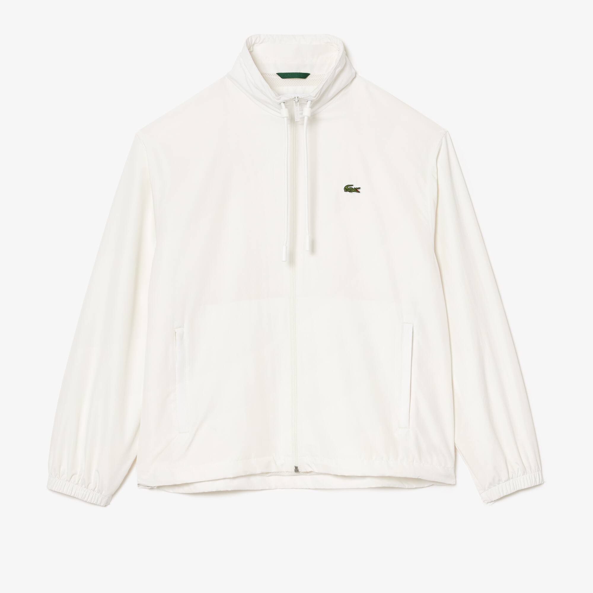Kurze wasserabweisende Trainings-Jacke mit abnehmbarer Kapuze Jacken & Mäntel - Weiss - Lacoste - Herren