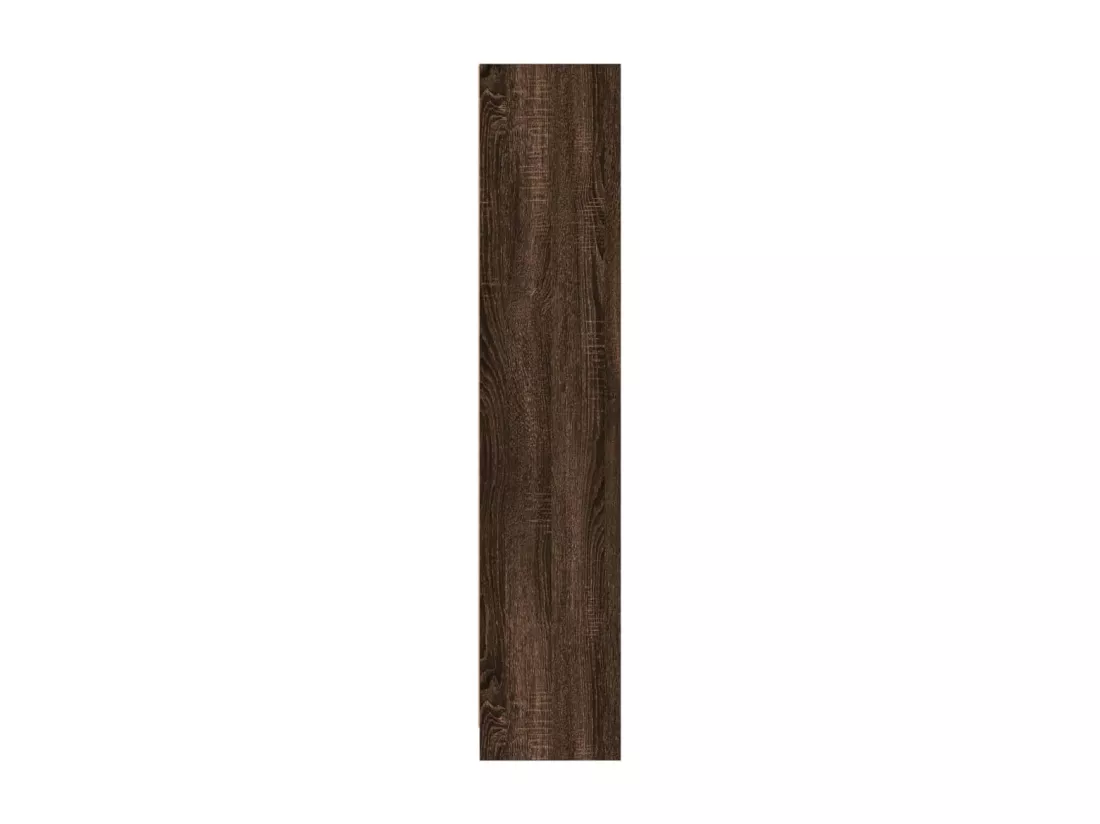 Bibliothèque chêne marron 57x28,5x141 cm bois d'ingénierie