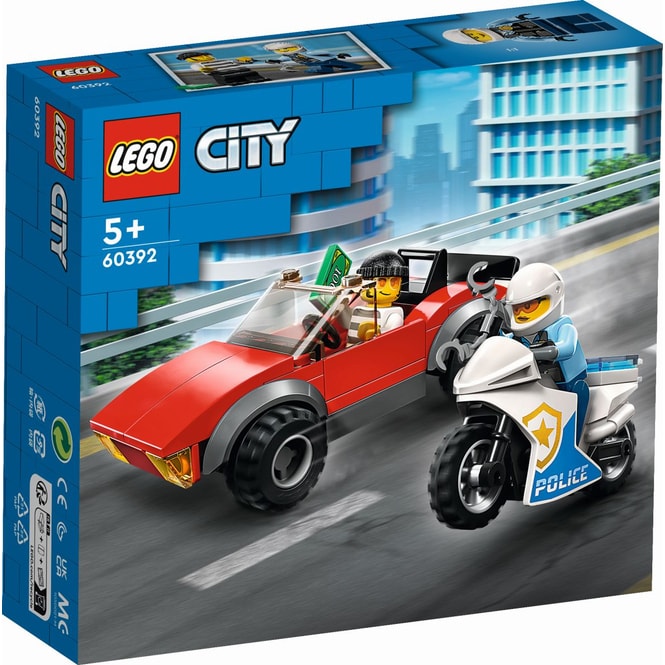LEGO® City Police 60392 - Verfolgungsjagd mit dem Polizeimotorrad