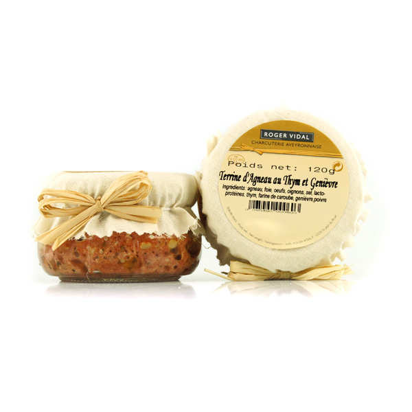 Terrine d'Agneau au thym et genièvre