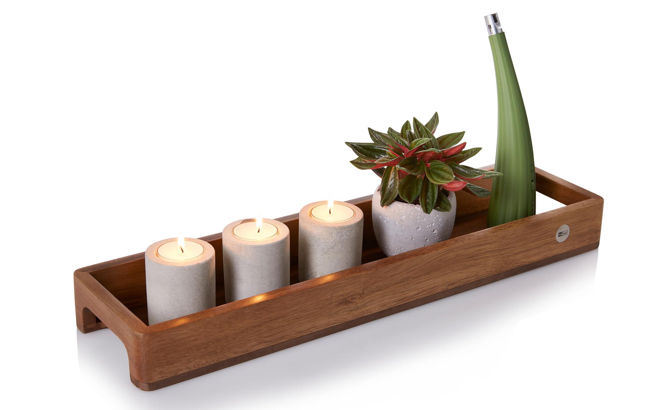 Serviertablett Serve Slim 50 x 13 cm, WalnussHolztablett