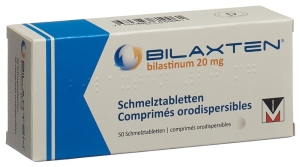 BILAXTEN Schmelztabletten 20 mg 50 Stück