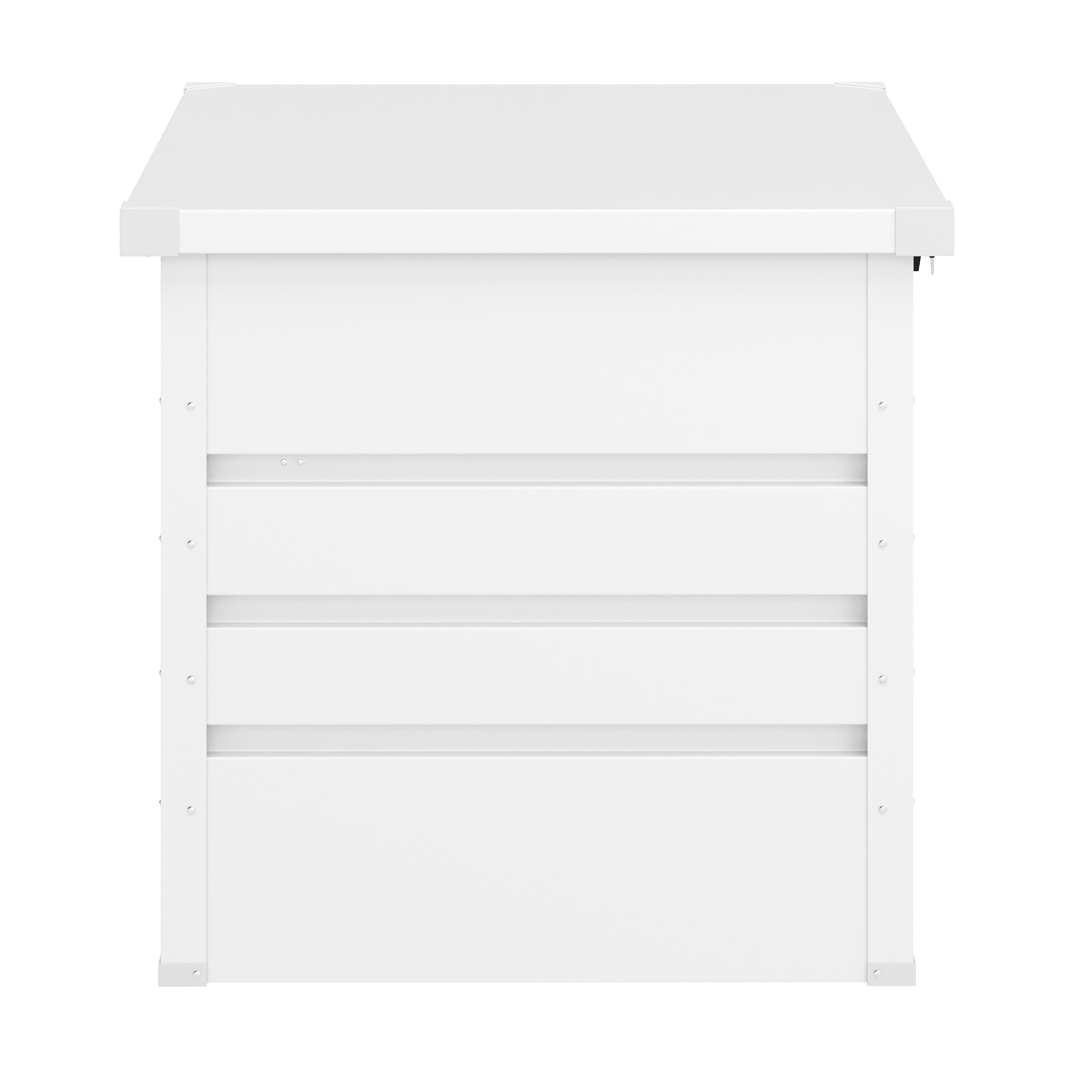 Gartenbox wasserdicht MONACO 100 x 62 x 64 cm 300L weiss