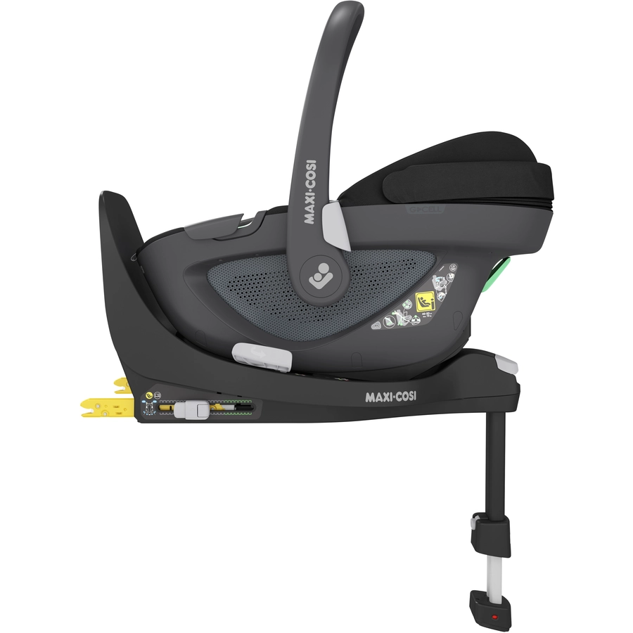 MAXI COSI Set Babyschale Pebble 360 Essential Black plus Basisstation FamilyFix 360