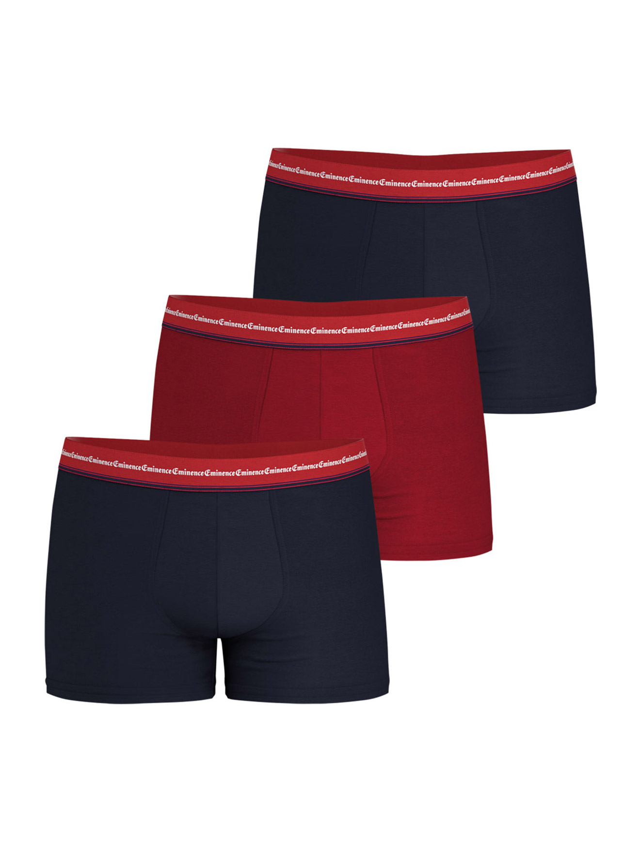 Lot de 3 boxers homme coton stretch