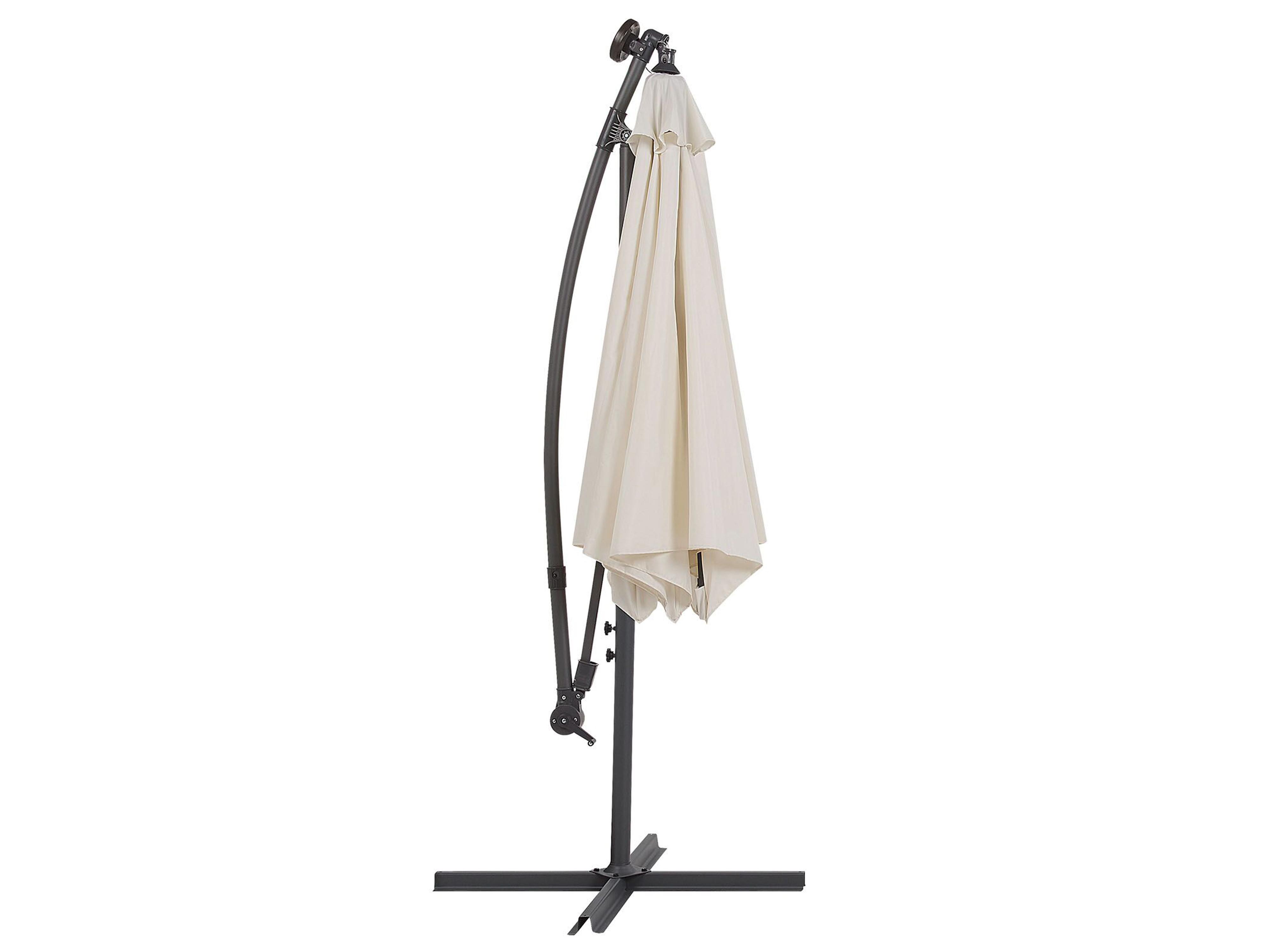 Zweefparasol LED 285 cm CORVAL Beige