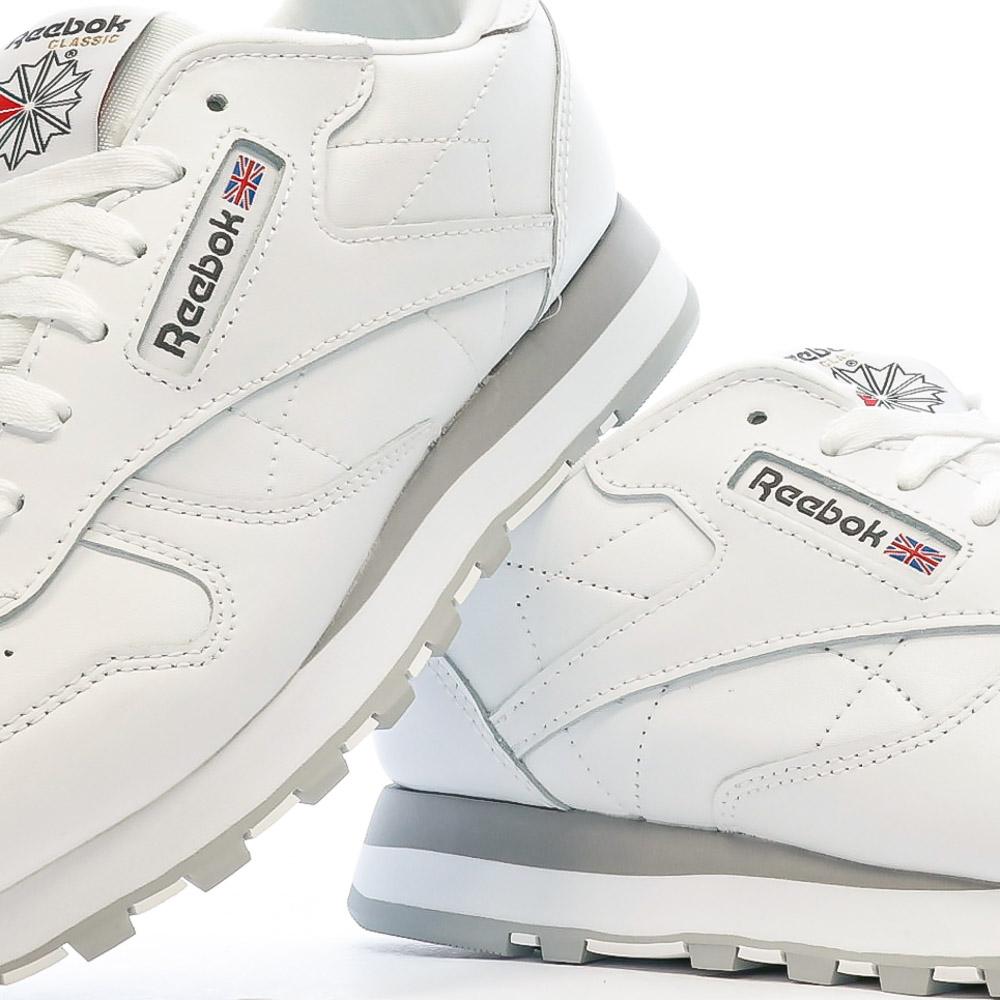 Reebok Baskets Blanches Fille Reebok Cl Lthr
