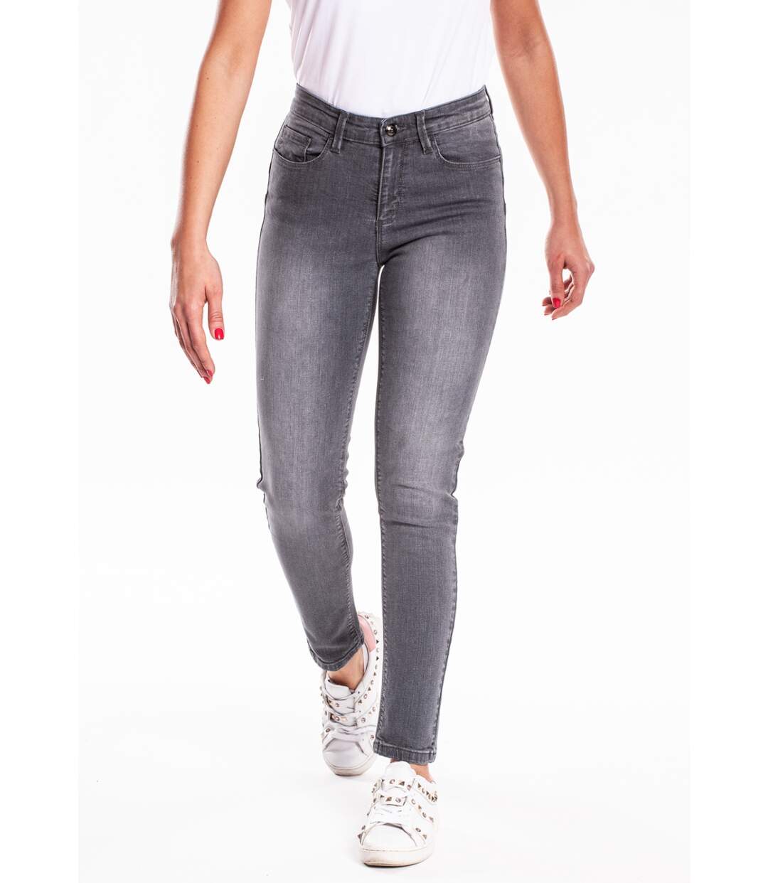 Jeans slim push up stretch CASAL GRIS