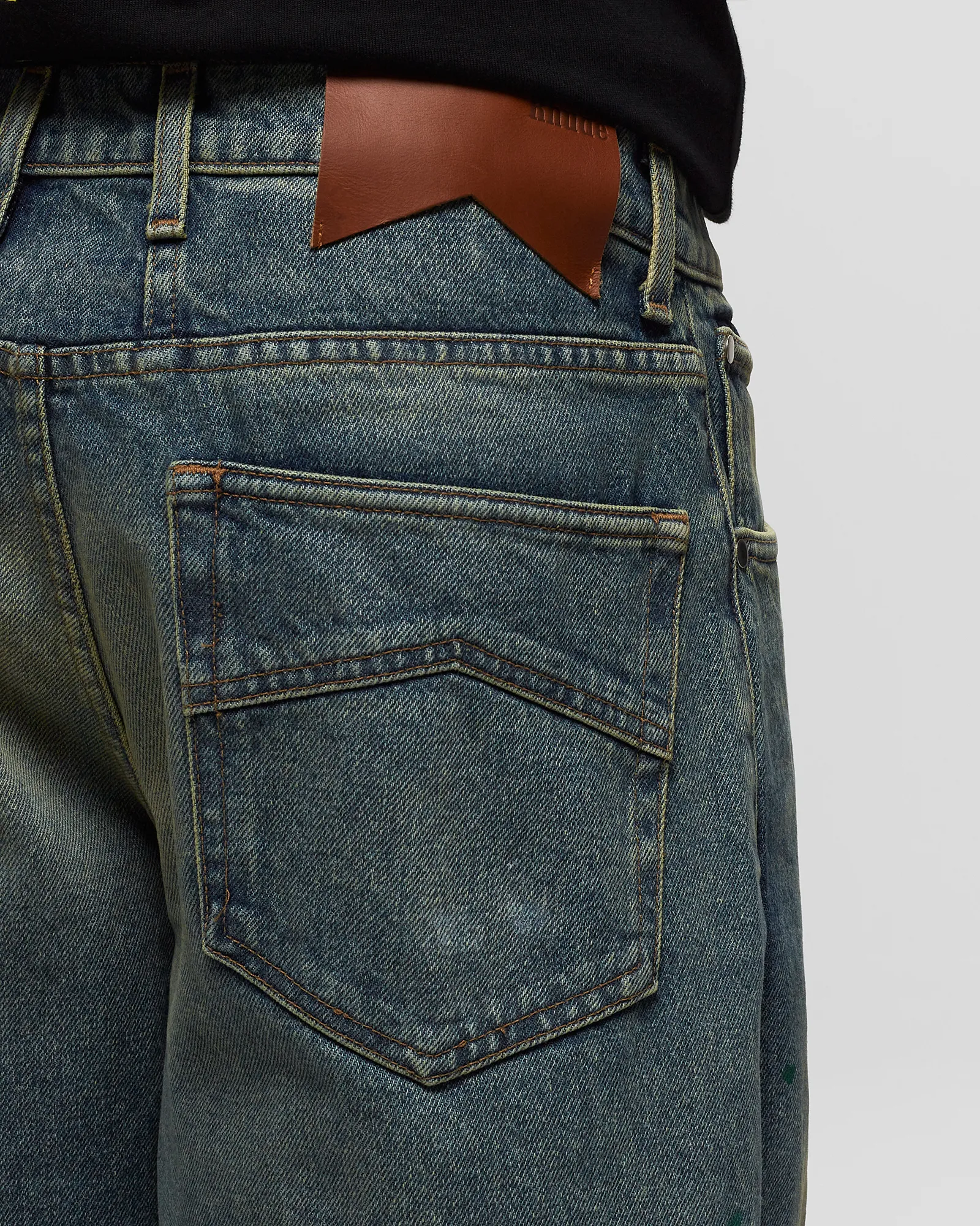 Rhude RHUDE WIDE LEG DENIM