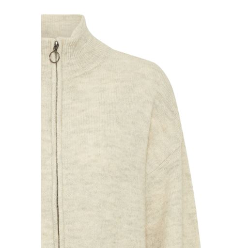 Fransa Elvira Cardigan, Limestone Melange, XS