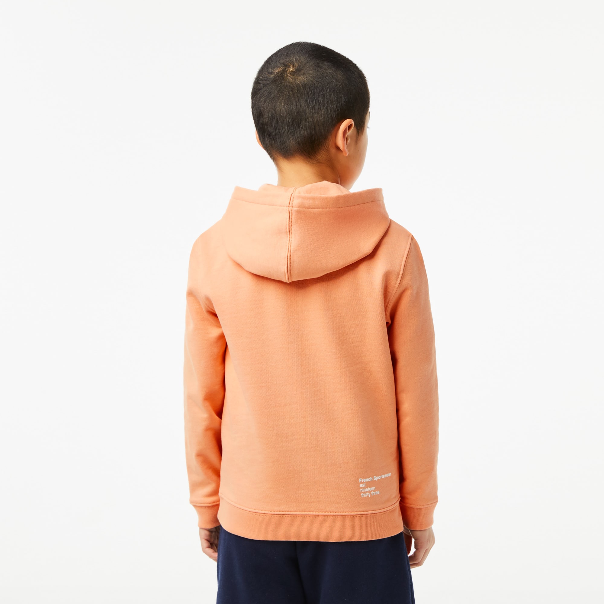 Sweatshirt à capuche garçon Lacoste avec imprimés Pullovers & Sweatshirts - Orange - Lacoste - Garçon