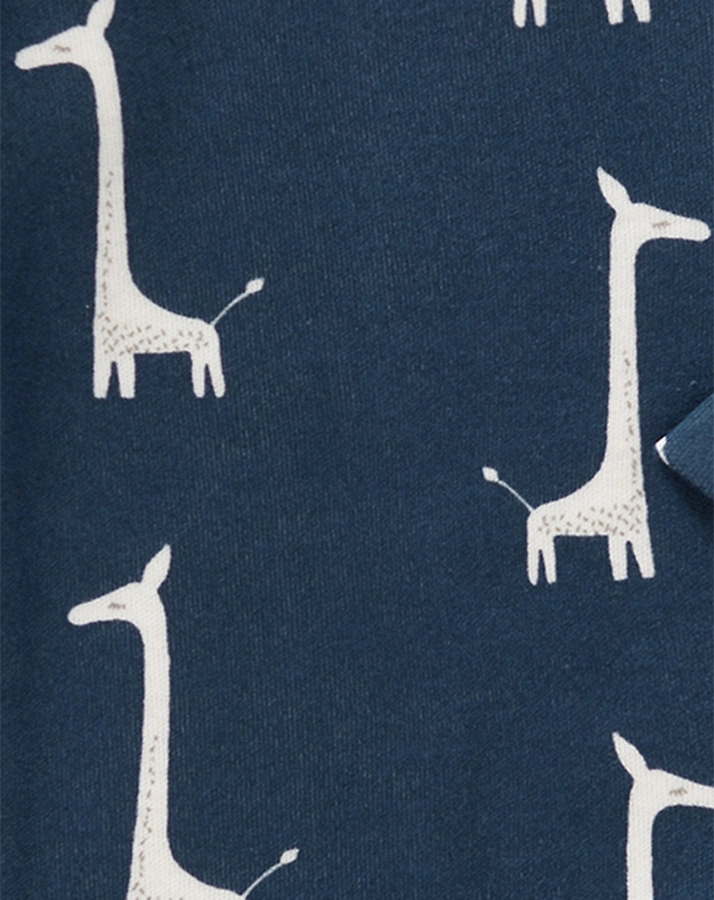 Langarm-Body GIRAF in blau